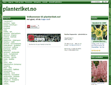 Tablet Screenshot of nettbutikk.planteriket.no